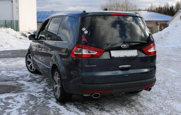 Endschalldämpfer rechts/links - 115x85 Typ 38 rechts/links passend für: Ford Galaxy WA6 - 2011-2015
